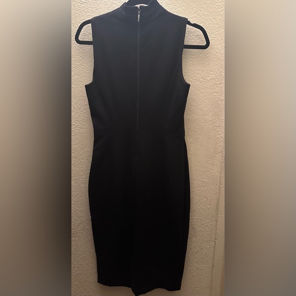 White House black Market Black sleeve less sheath dress 4 - Picture 3 of 7